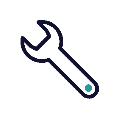 tool Icon in Form eines Schraubenschlüssels