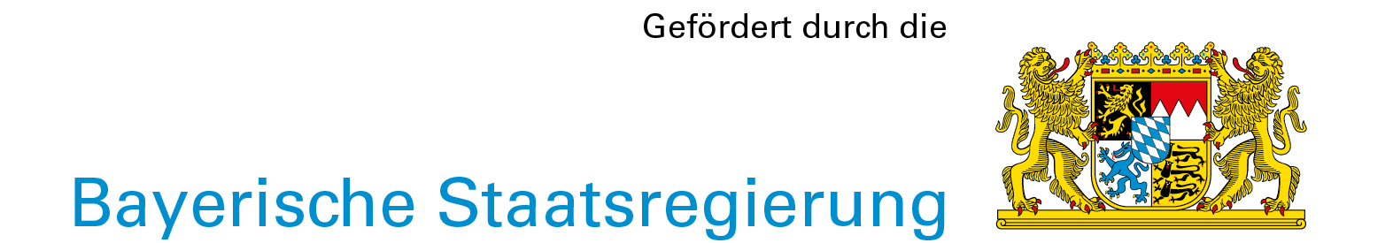 Förderlogo der Bayrischen Staatsregierung